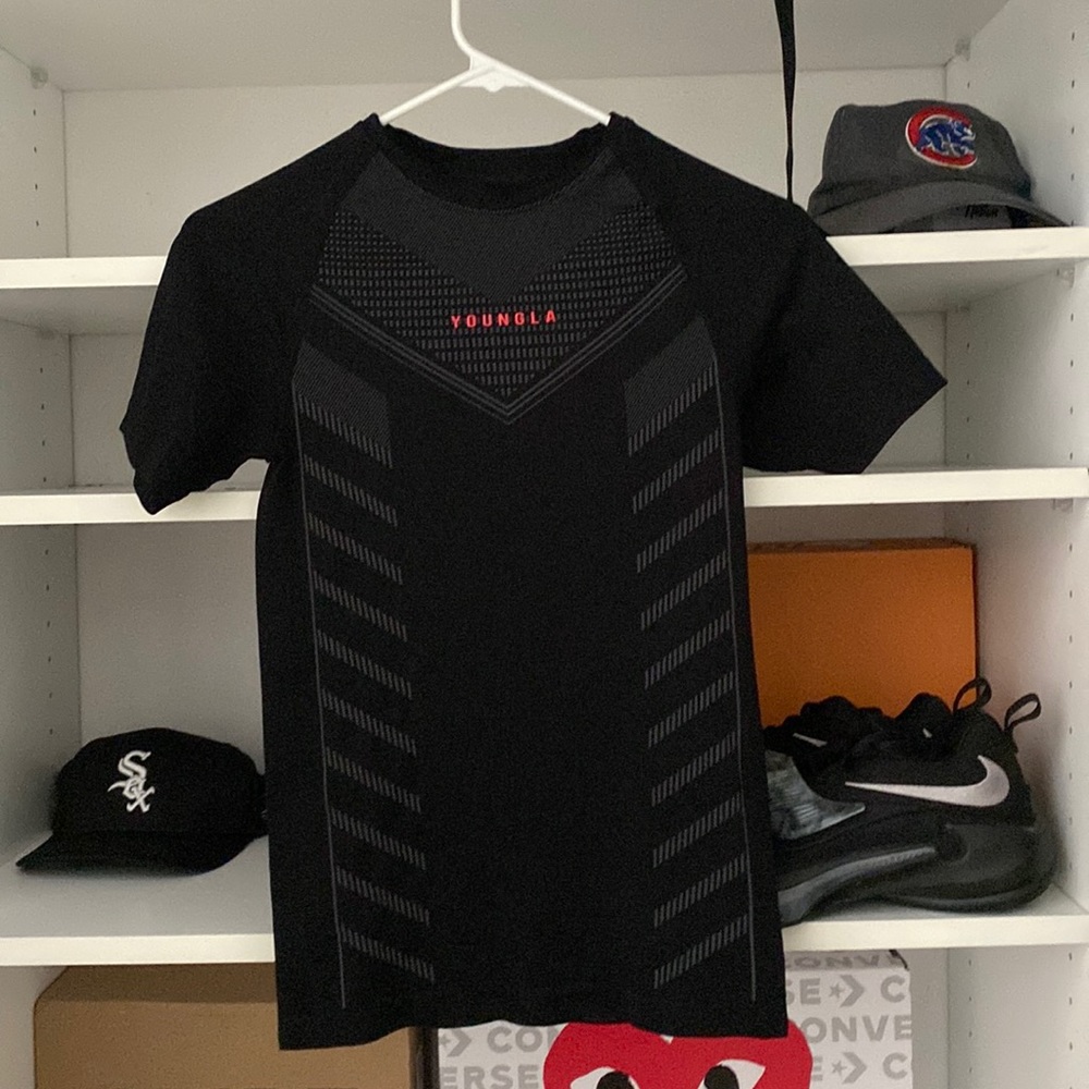 COPY - YOUNG LA SUPERHERO COMPRESSION TEE